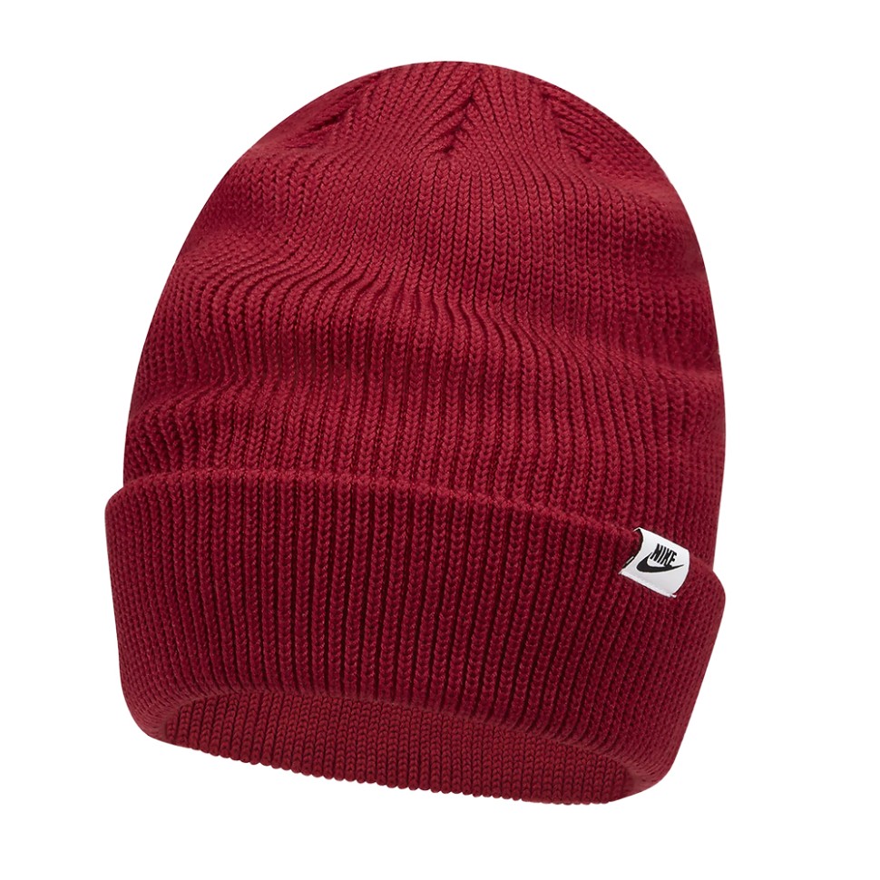 Шапка Nike Sportswear Beanie червона DJ6223-690  — фото 1