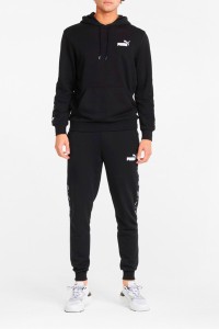 Брюки мужские Puma Ess+ Tape Sweatpants Tr черные 84738801 изображение 4