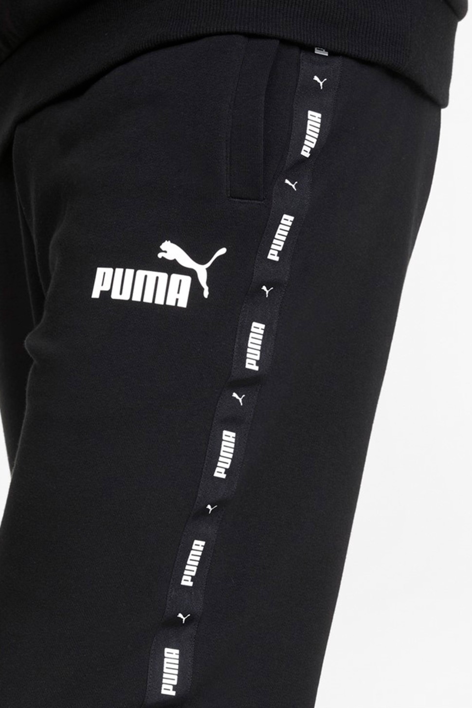 Штани чоловічі Puma Ess+ Tape Sweatpants Tr чорні 84738801 — фото 5