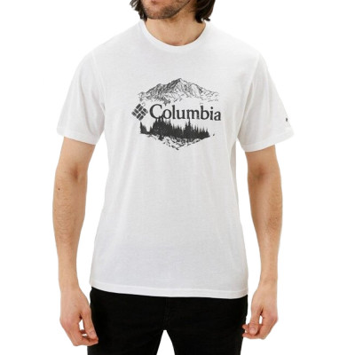 Футболка мужская Columbia Timber Point™ Graphic Tee белая 2022251-100