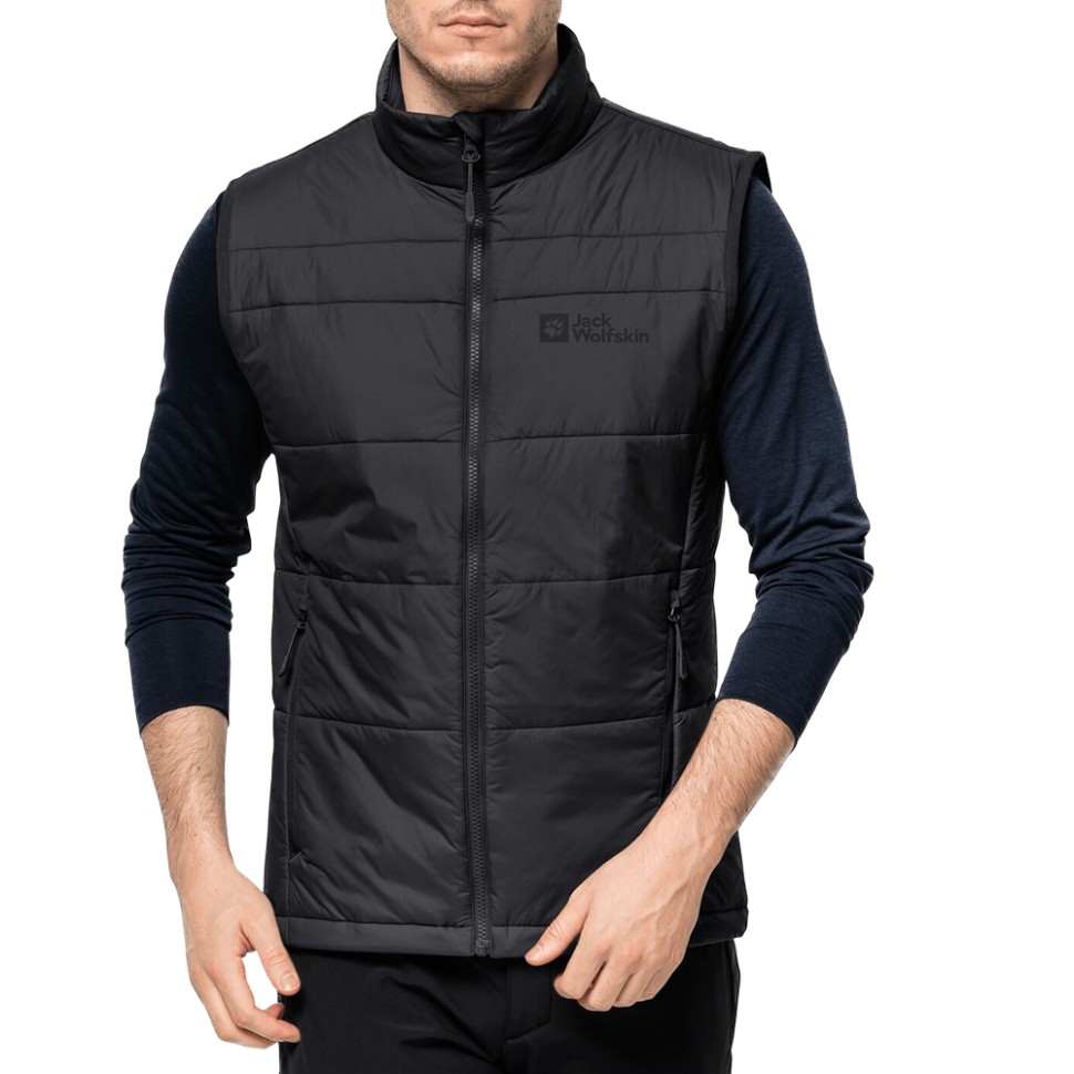 Жилет чоловічий Jack Wolfskin BERGLAND INS VEST M чорний 1206901-6000 — фото 1