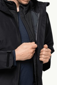 Жилет чоловічий Jack Wolfskin BERGLAND INS VEST M чорний 1206901-6000 изображение 6