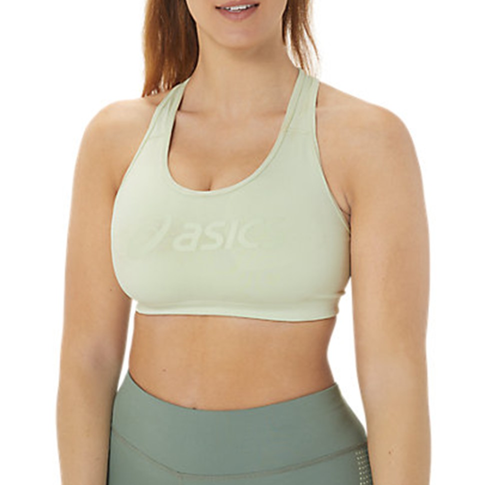 Бра жіночий Asics CORE ASICS LOGO BRA м'ятний 2012C573-300 — фото 1