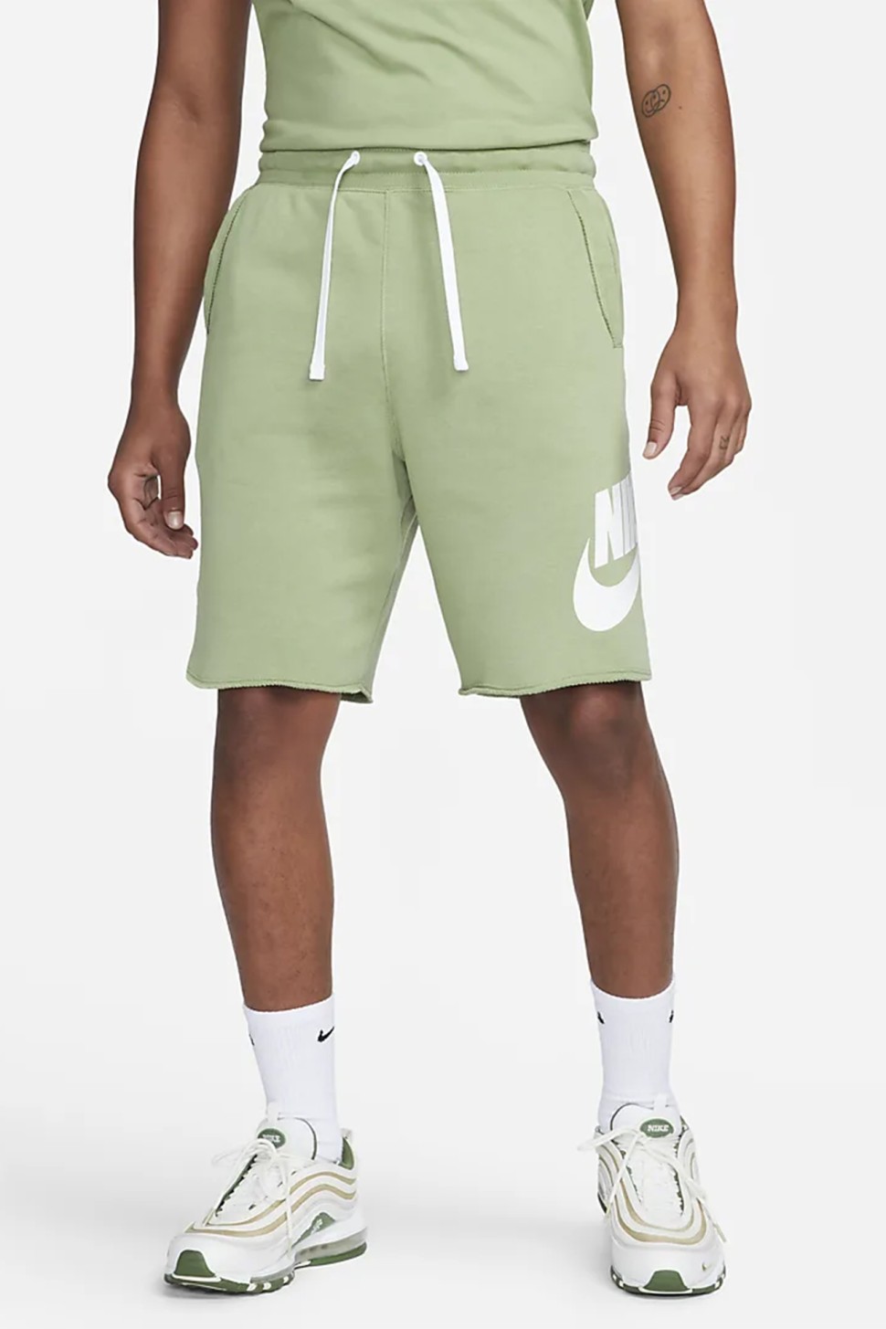 Шорти чоловічі Nike M NK CLUB ALUMNI HBR FT SHORT чорні DX0502-386 — фото 2
