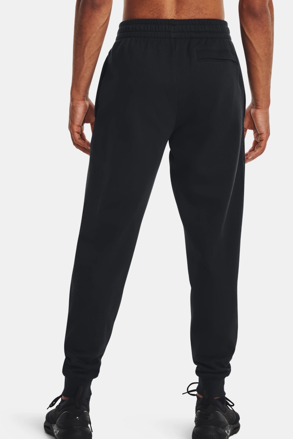 Штани чоловічі Under Armour UA Rival Fleece Joggers чорні 1379774-001 — фото 3