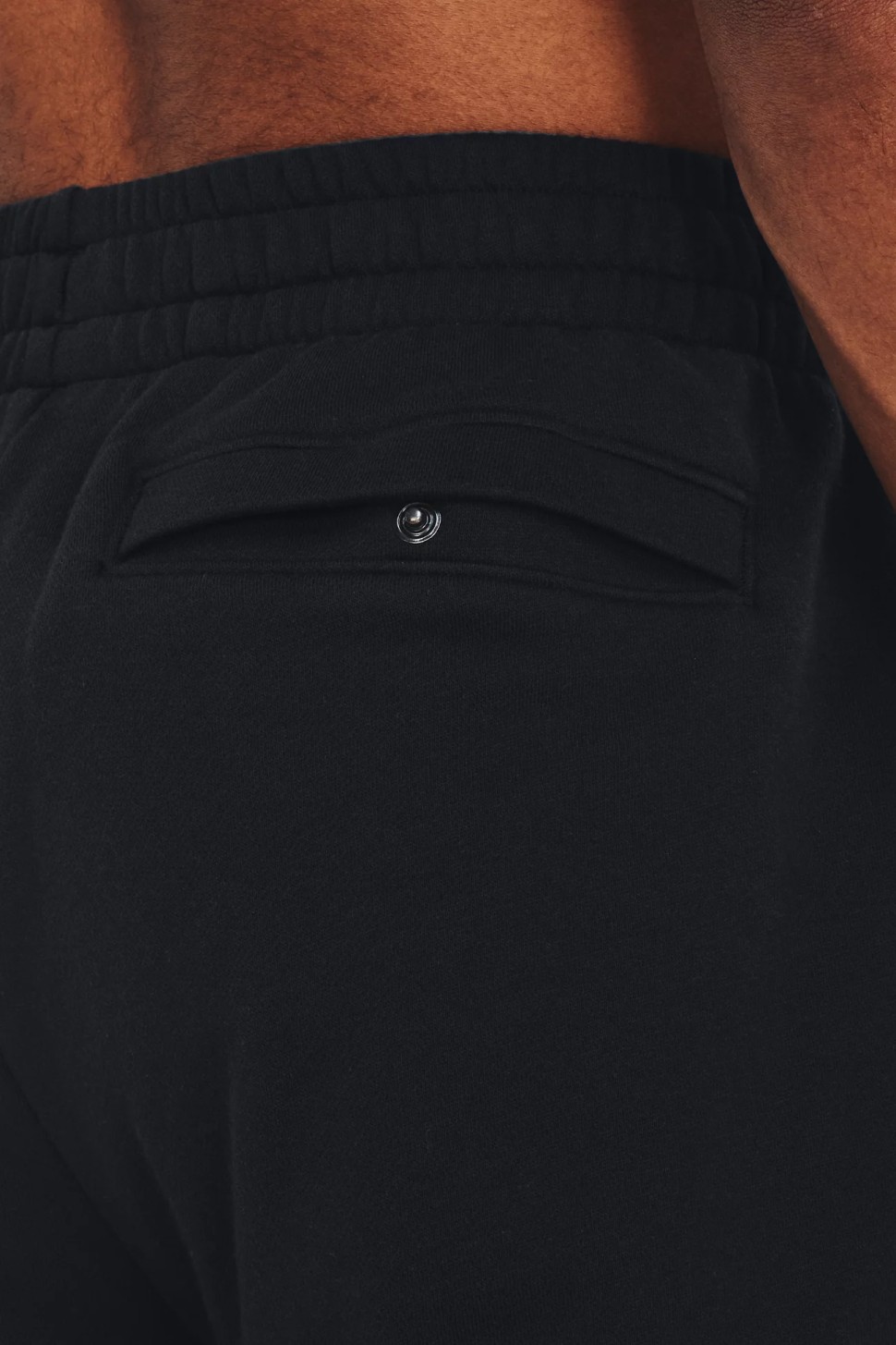 Штани чоловічі Under Armour UA Rival Fleece Joggers чорні 1379774-001 — фото 5