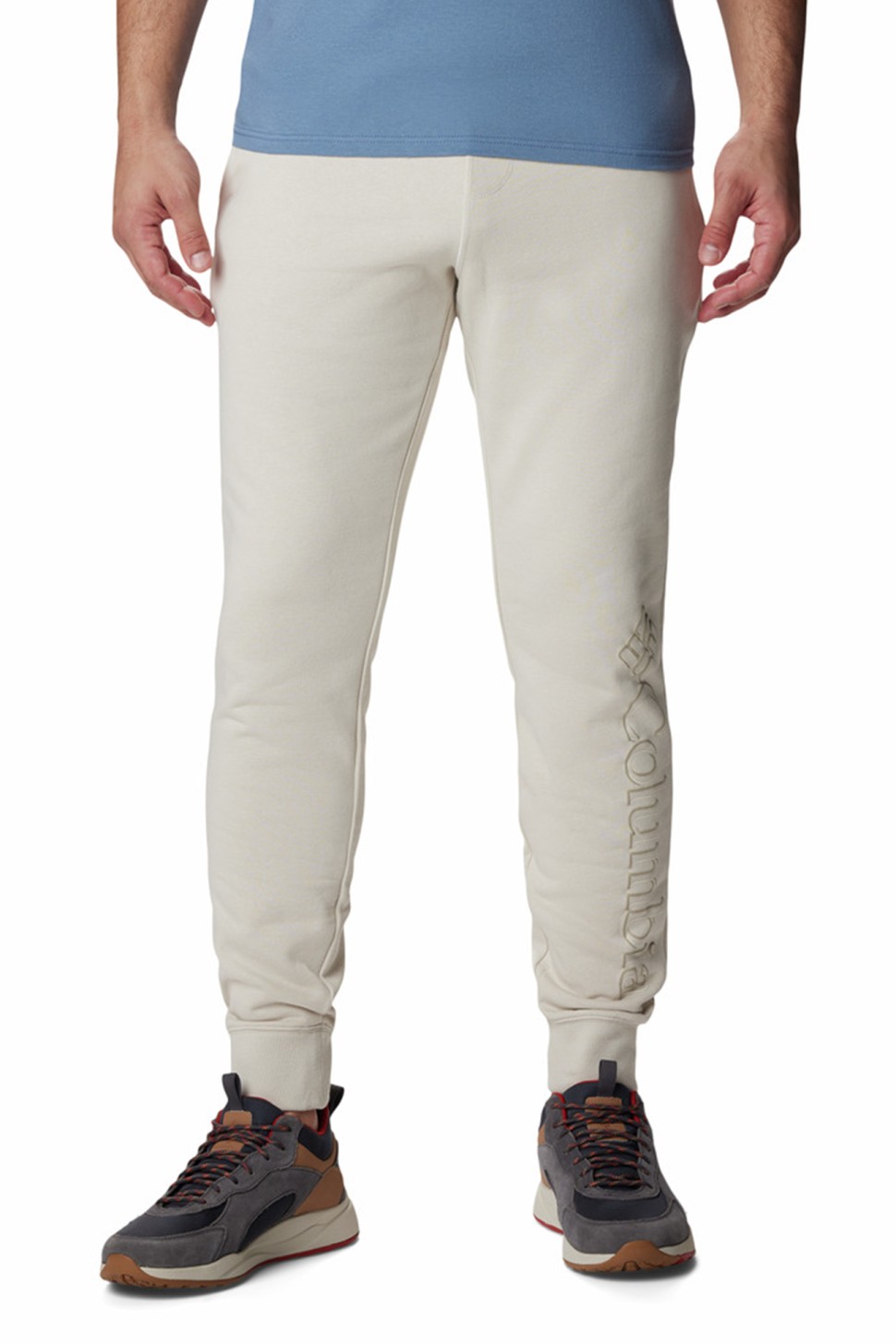 Штани чоловічі Columbia M CSC Logo™ Fleece Jogger II бежеві 1911601-278 — фото 2