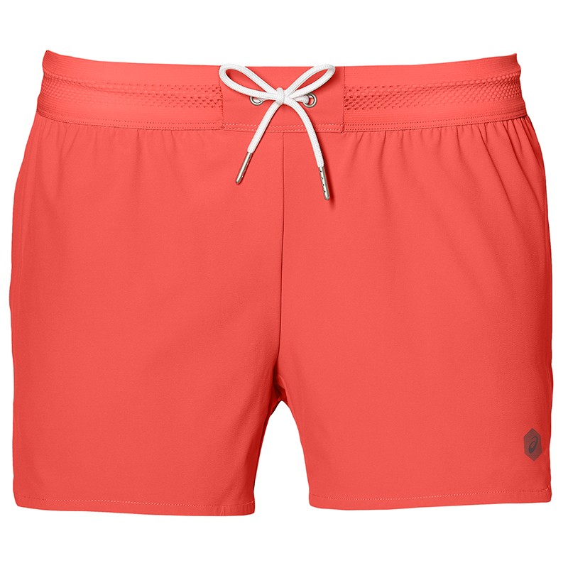 Шорты женские Asics Woven Slit s 4In оранжевые 153405-0698 изображение 1