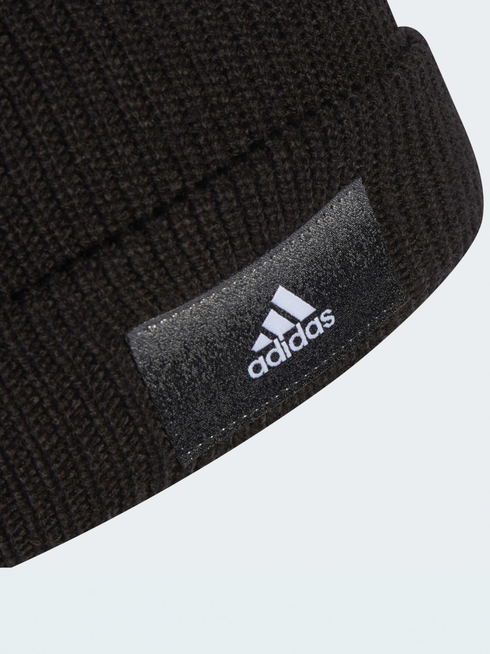 Шапка Adidas ESS BEANIE CUFF чорна IB2661 — фото 3