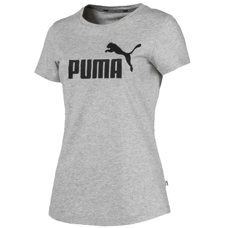 Футболка женская Puma Essentials Tee серая 85178704 изображение 1
