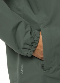 Вітрівка чоловіча Jack Wolfskin STORMY POINT 2L JKT M зелена 1111142-4311 изображение 4