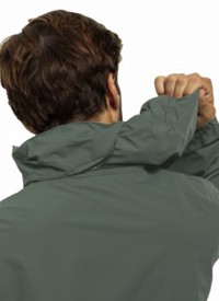 Вітрівка чоловіча Jack Wolfskin STORMY POINT 2L JKT M зелена 1111142-4311 изображение 5