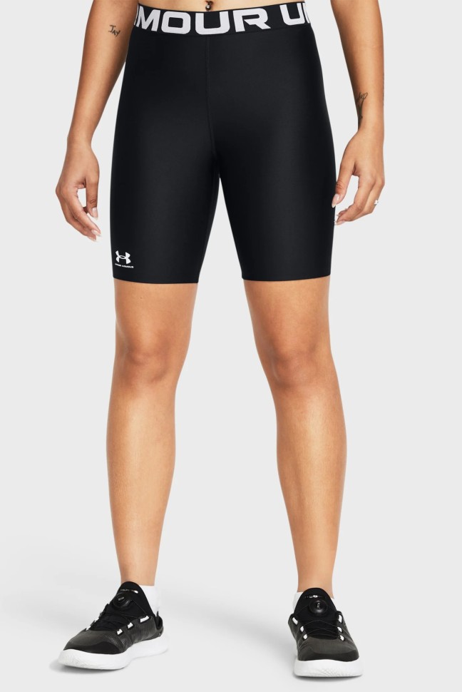 Шорти жіночі Under Armour UA HG Authentics 8in Short чорні 1383627-001 изображение 2