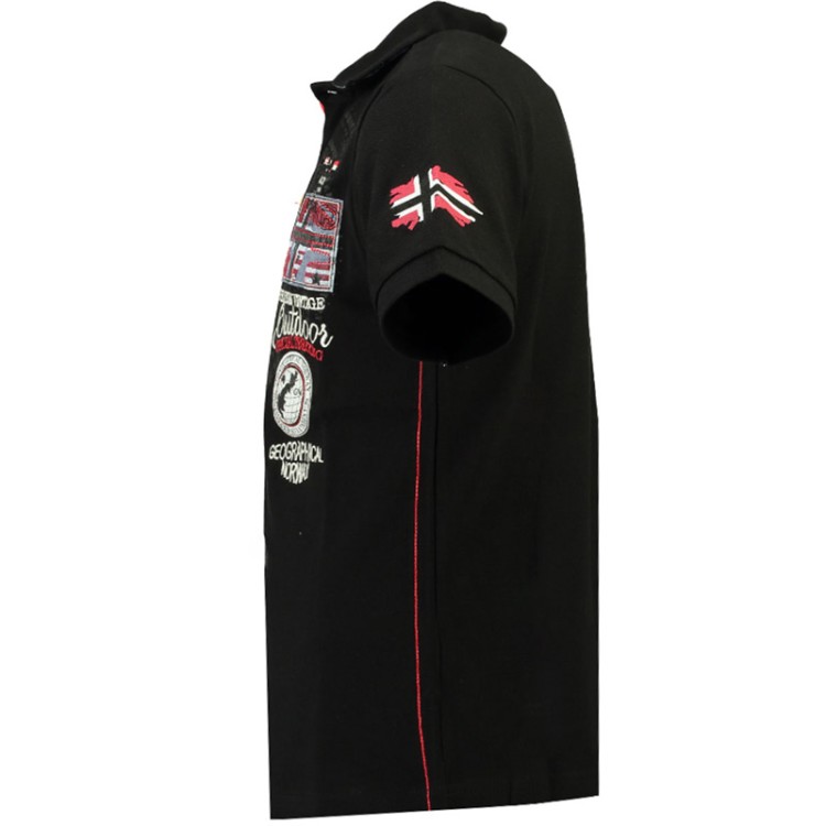 Футболка мужская Geographical Norway черная SR119H-010 изображение 3