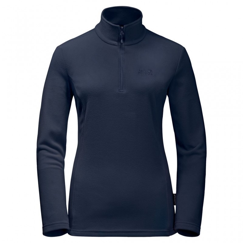 Толстовка женская Jack Wolfskin синяя 1703771-1910 — Sport City Толстовка женская Jack Wolfskin синяя 1703771-1910