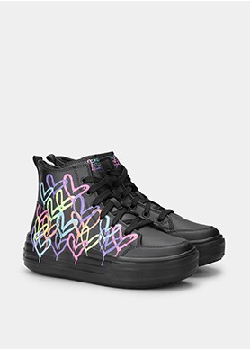 Ботинки детские Skechers HYPERLIFT черные 314075L BKMT изображение 3