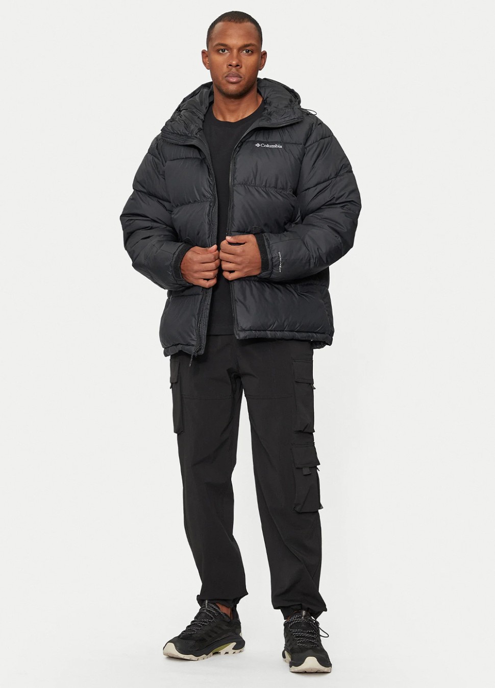 Куртка чоловіча Columbia PIKE LAKE™ II HOODED JACKET чорна 2050931-012 — фото 4