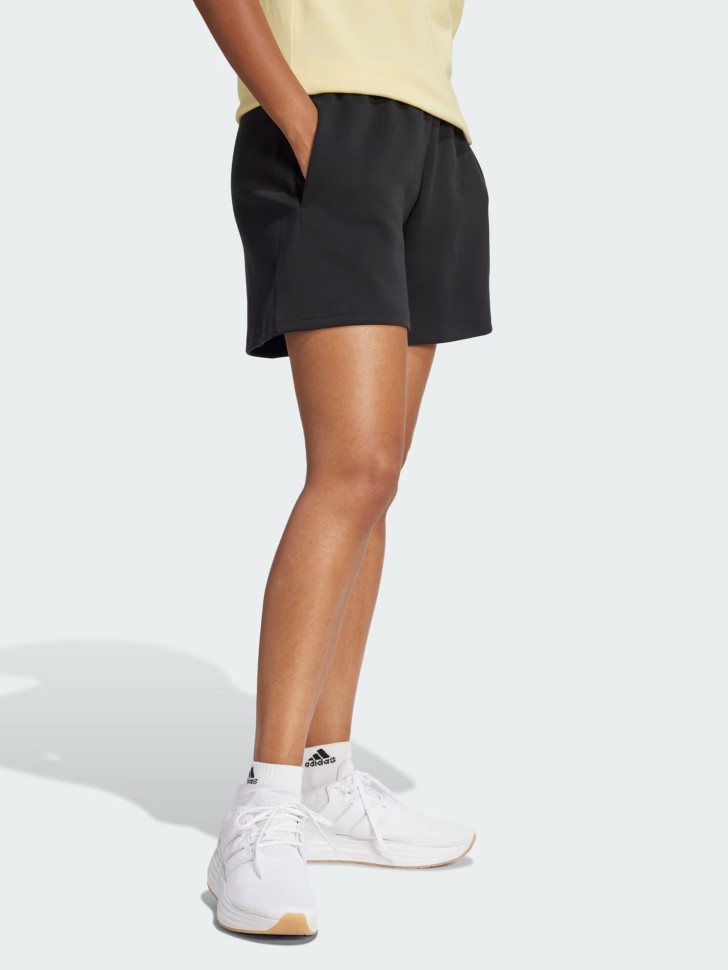 Шорты женские Adidas W FI SL SHO черные JC5466 изображение 4