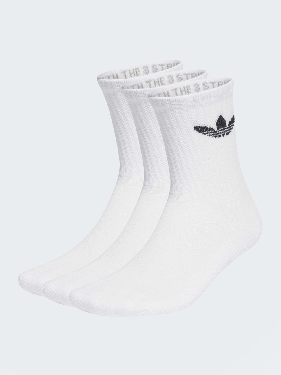Шкарпетки Adidas TRE CRW CUSH3PP білі IJ5616 — фото 2