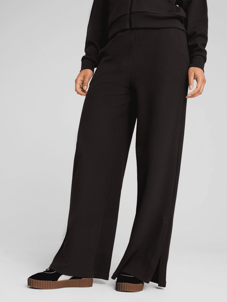 Брюки женские Puma HER High-Waist Straight Pant черные 68506101 изображение 2