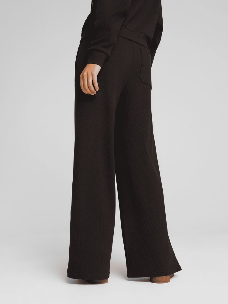 Брюки женские Puma HER High-Waist Straight Pant черные 68506101 изображение 3