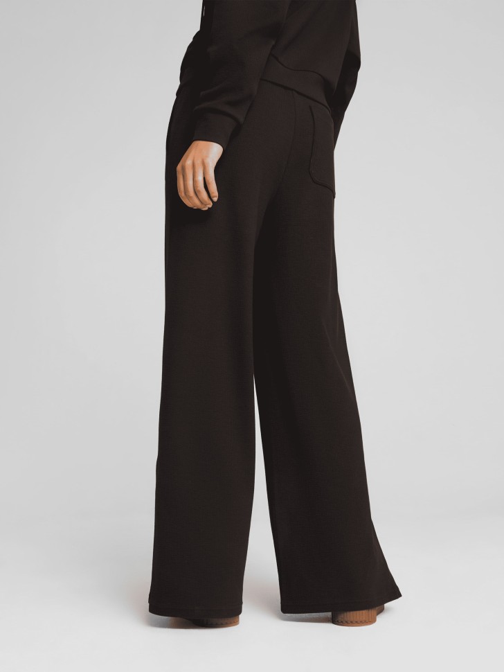 Брюки женские Puma HER High-Waist Straight Pant черные 68506101 изображение 3