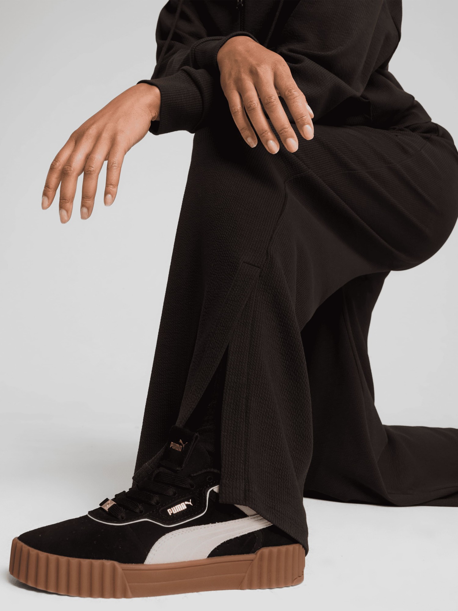 Штани жіночі Puma HER High-Waist Straight Pant чорні 68506101 изображение 4