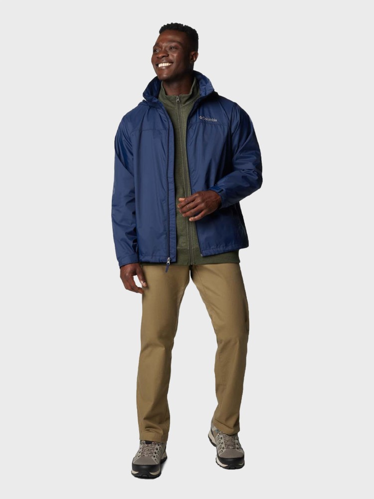 Ветровка мужская Columbia Glennaker Lake™ II Rain Jacket темно-синяя 2089791-464 изображение 7