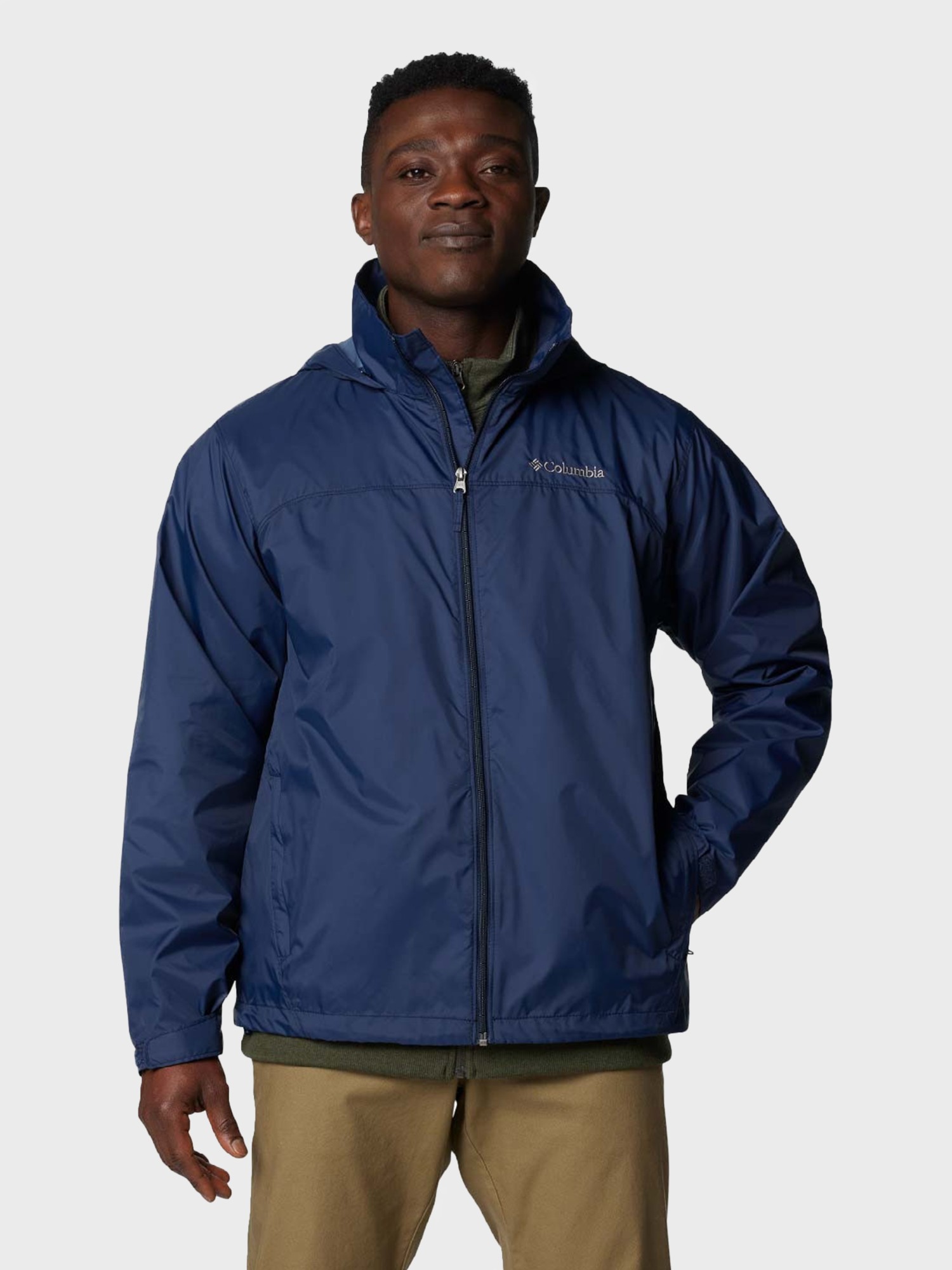 Ветровка мужская Columbia Glennaker Lake™ II Rain Jacket темно-синяя 2089791-464 изображение 2