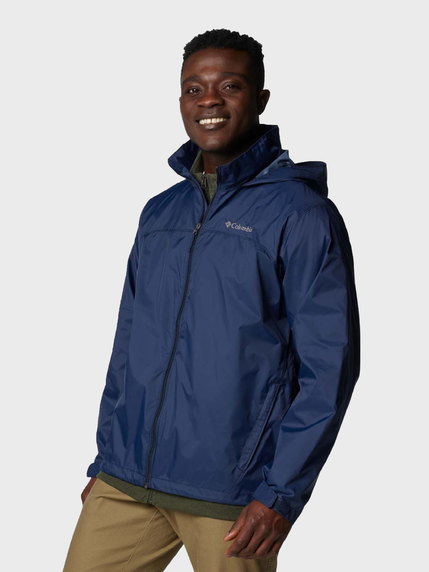 Ветровка мужская Columbia Glennaker Lake™ II Rain Jacket темно-синяя 2089791-464 изображение 6