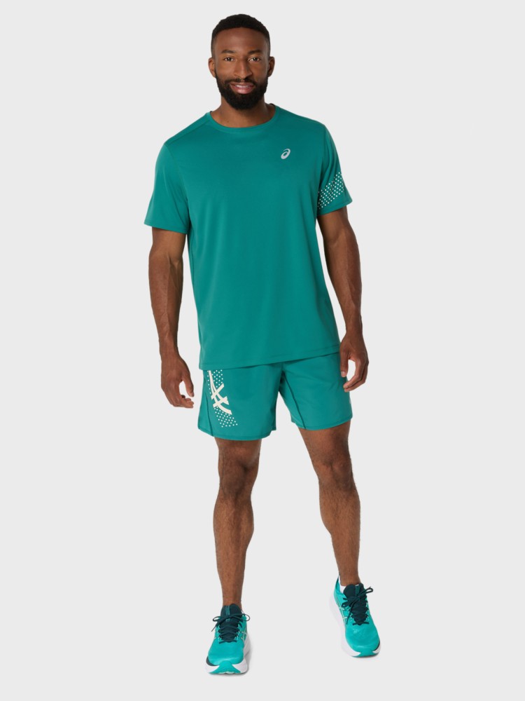 Футболка мужская Asics ASICS ICON SS TOP бирюзовая 2011D239-300 изображение 7