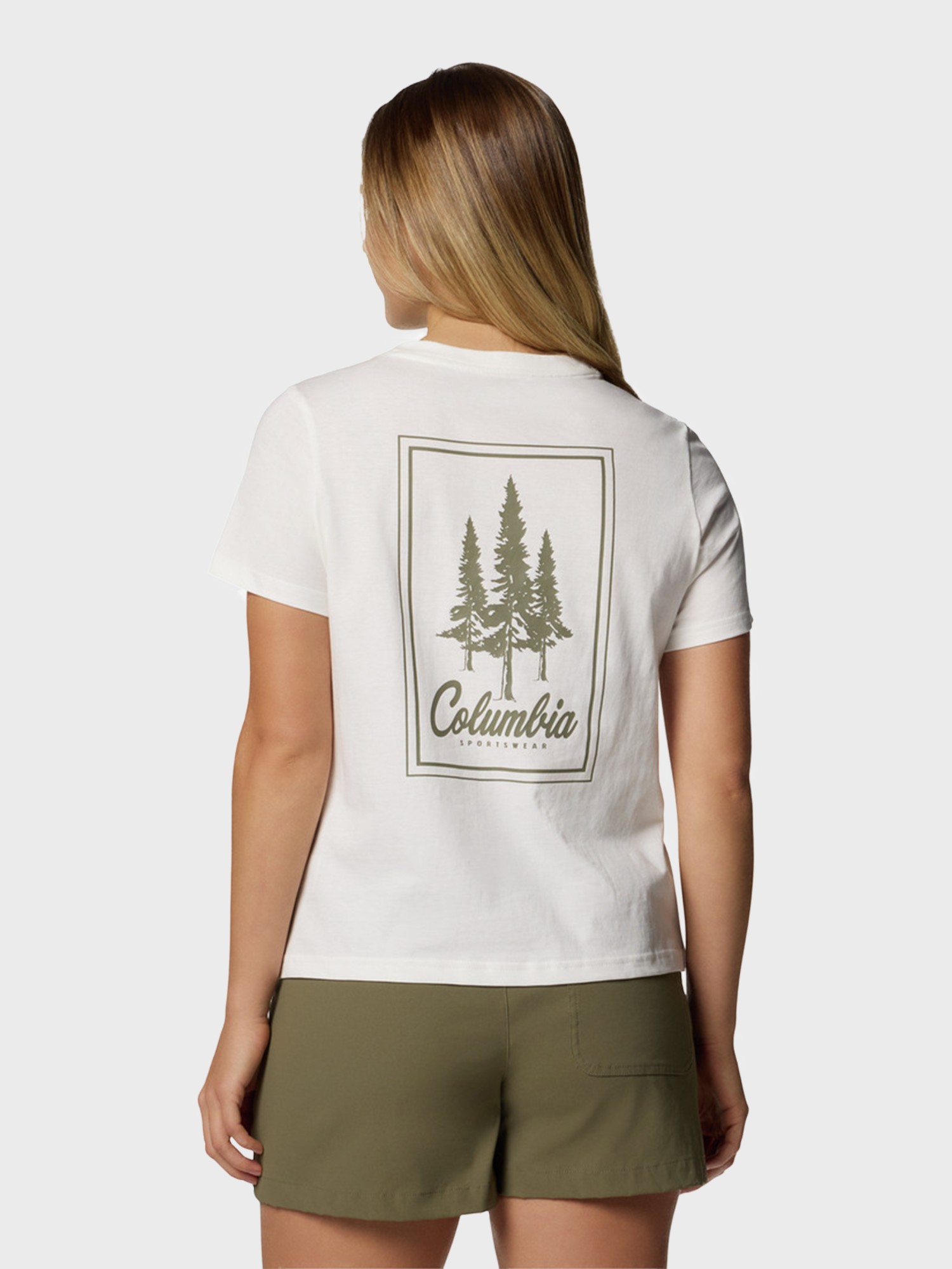 Футболка женская Columbia Rolling Bend™ Graphic SS белая 2120021-126 изображение 3