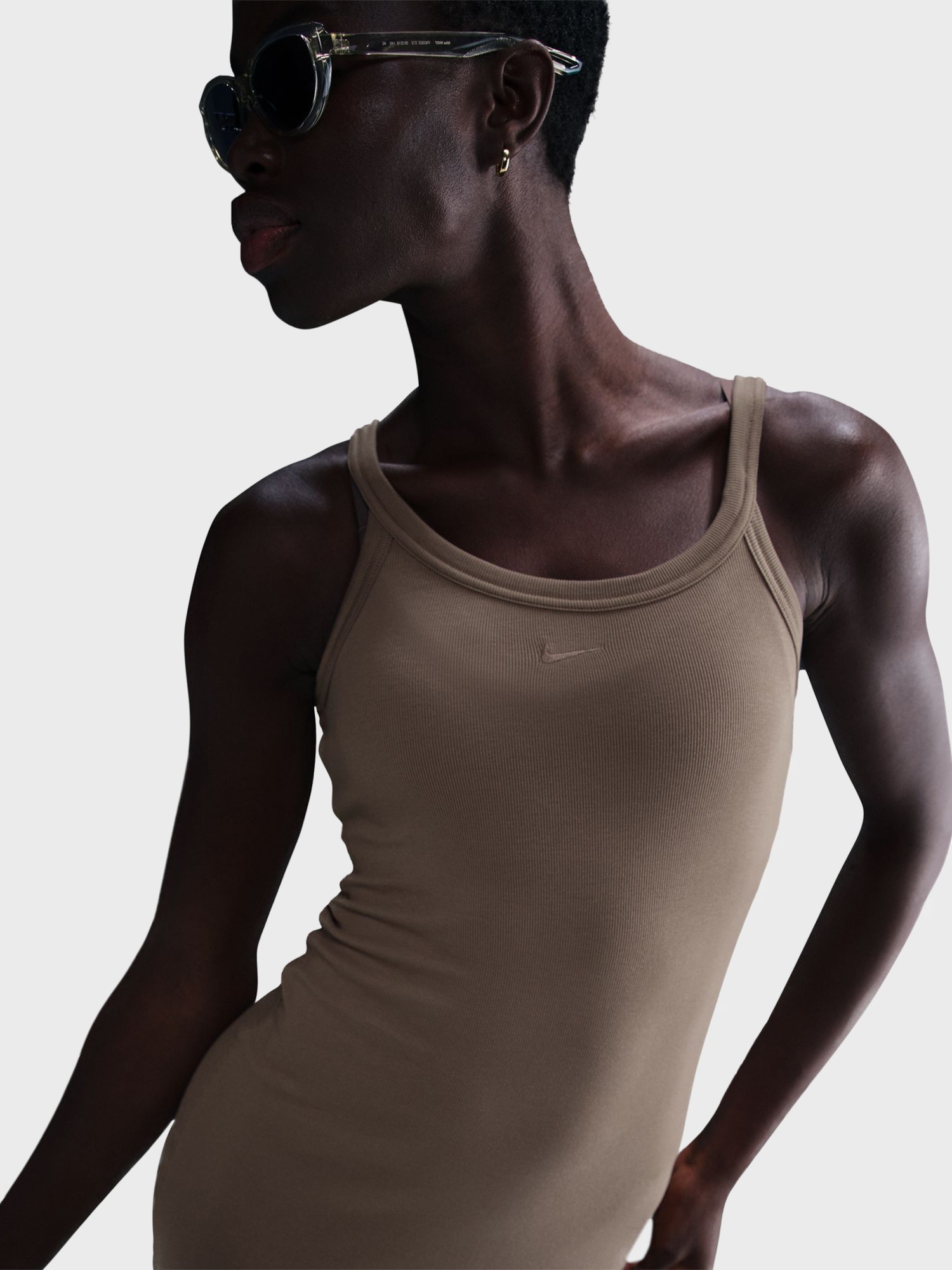 Сукня жіноча Nike W NSW NK CHLL KNT MRIB TNK DRS коричнева HJ0710-233 изображение 4