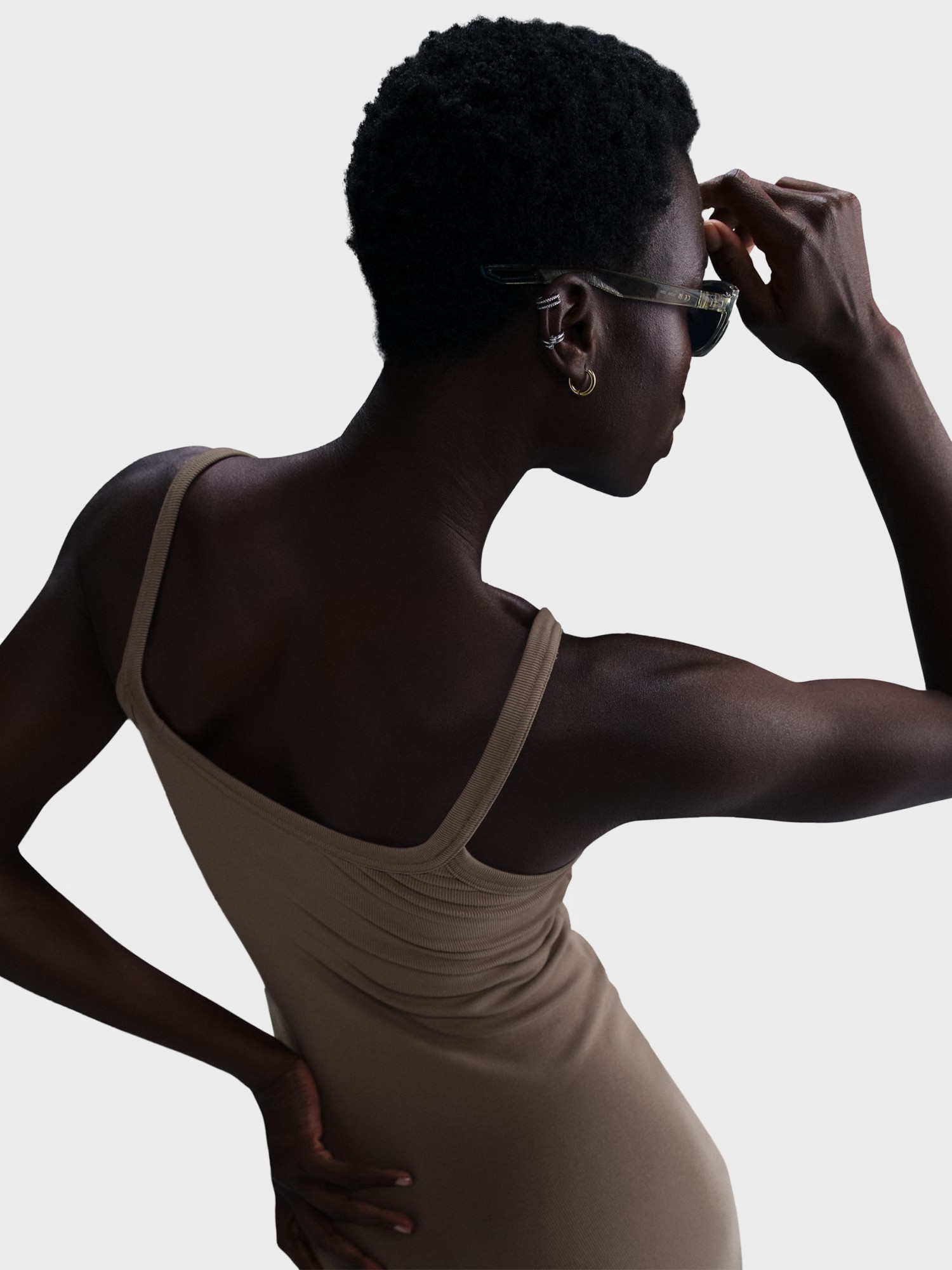 Сукня жіноча Nike W NSW NK CHLL KNT MRIB TNK DRS коричнева HJ0710-233 изображение 5