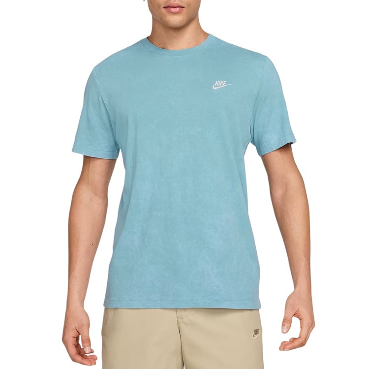 Футболка чоловіча Nike M NSW TEE CLUB SSNL WASH SU25 блакитна HJ0732-464 изображение 1