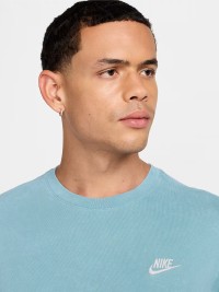 Футболка чоловіча Nike M NSW TEE CLUB SSNL WASH SU25 блакитна HJ0732-464 изображение 4