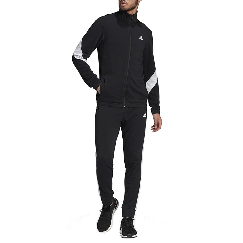 Костюм чоловічий Adidas M Cotton Ts чорний GM3826 — фото 1