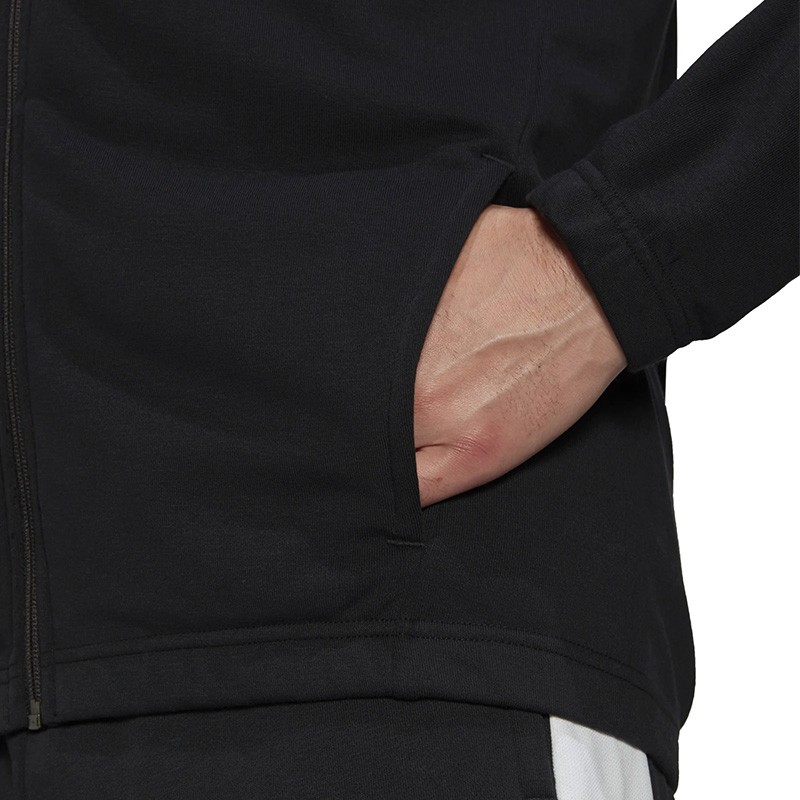 Костюм мужской Adidas M Cotton Ts черный GM3826 изображение 3