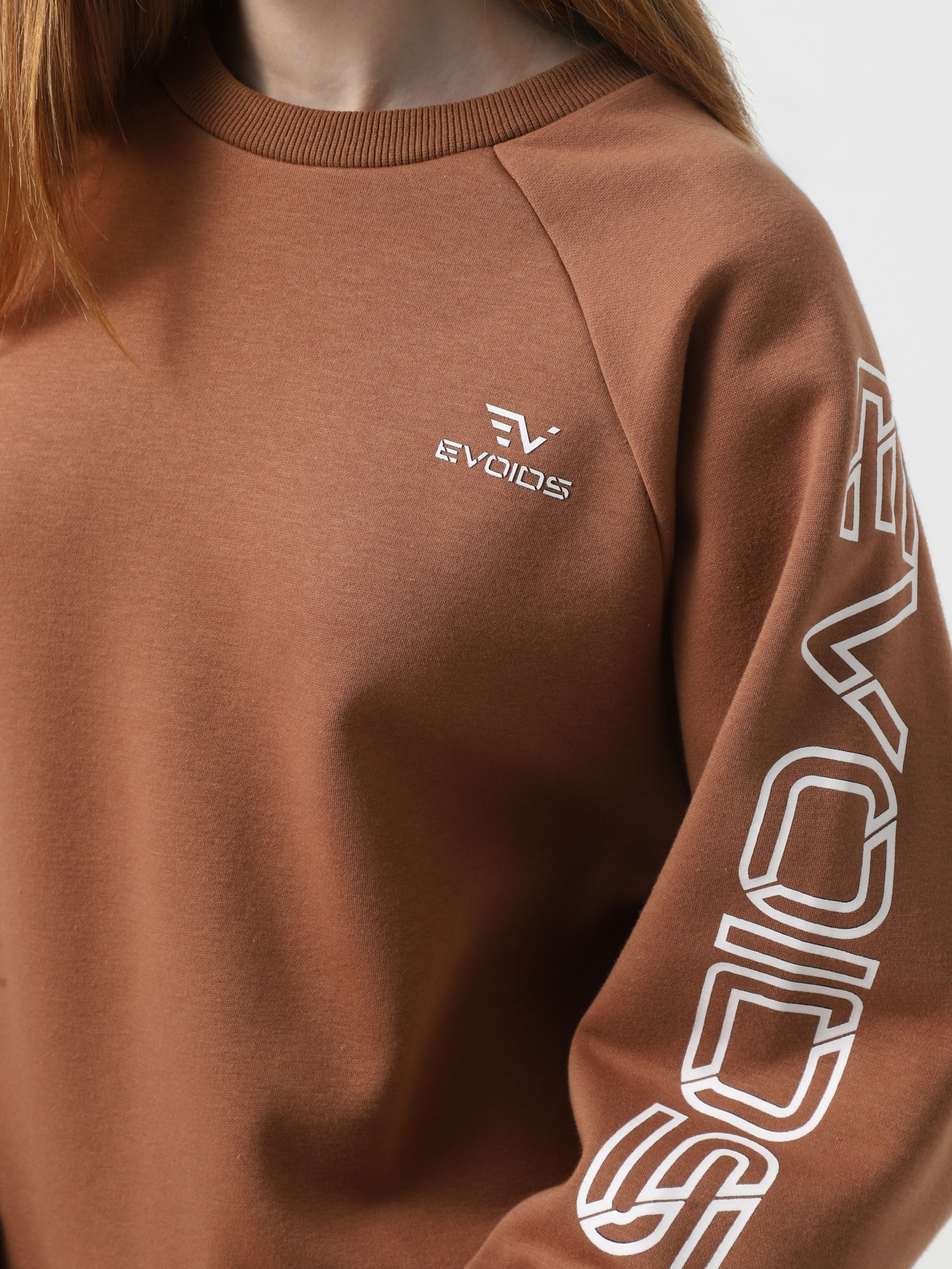 Толстовка женская Evoids Nymera коричневая 552574-200 изображение 4