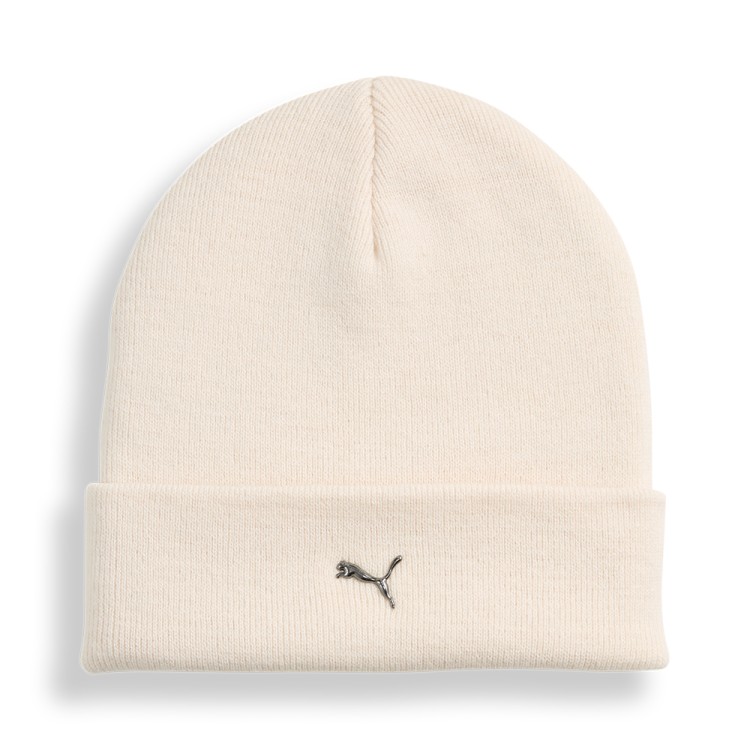 Шапка  Puma METAL PUMA CAT High Crown Beanie молочная 02640404