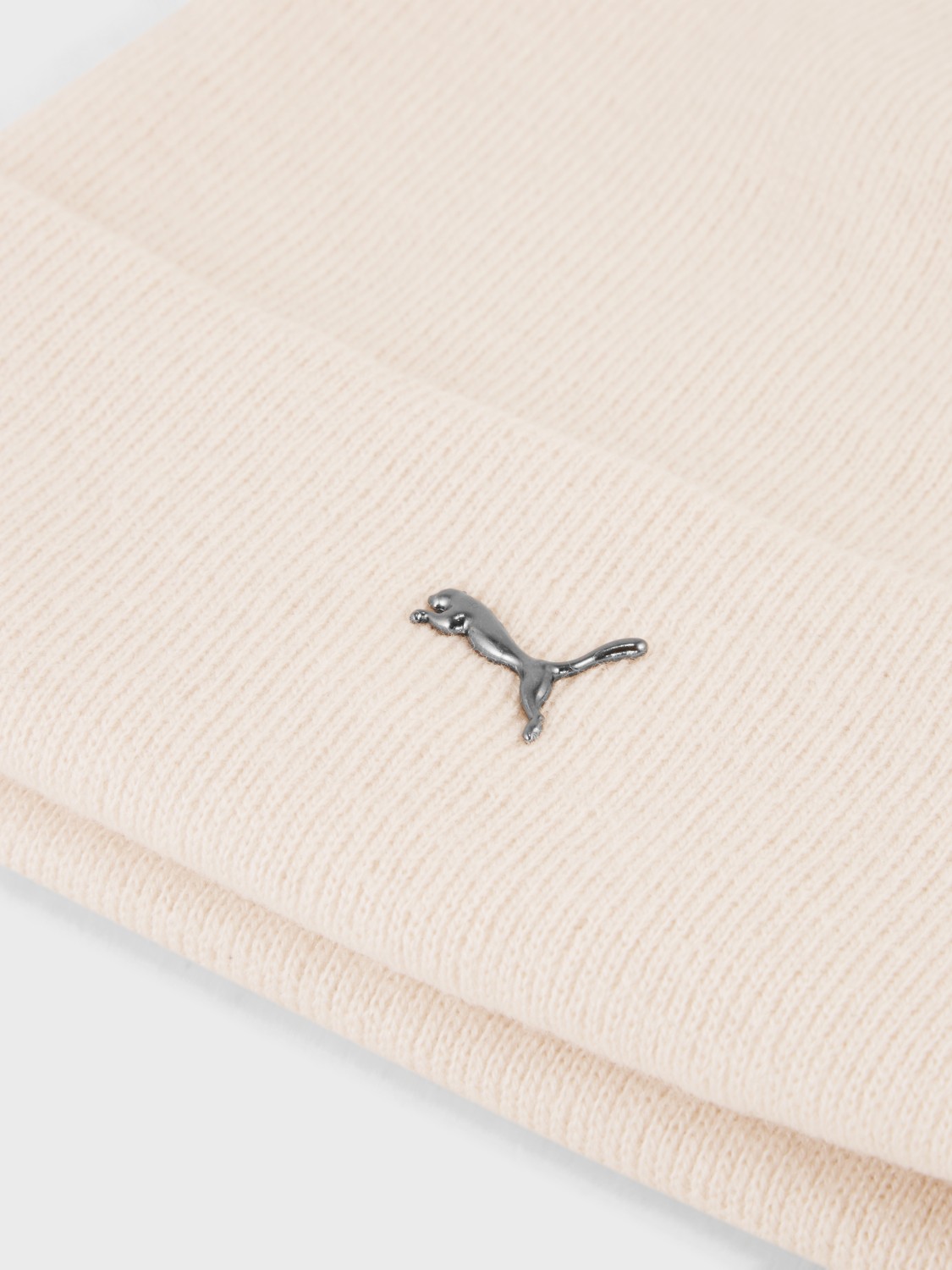 Шапка  Puma METAL PUMA CAT High Crown Beanie молочная 02640404 изображение 4