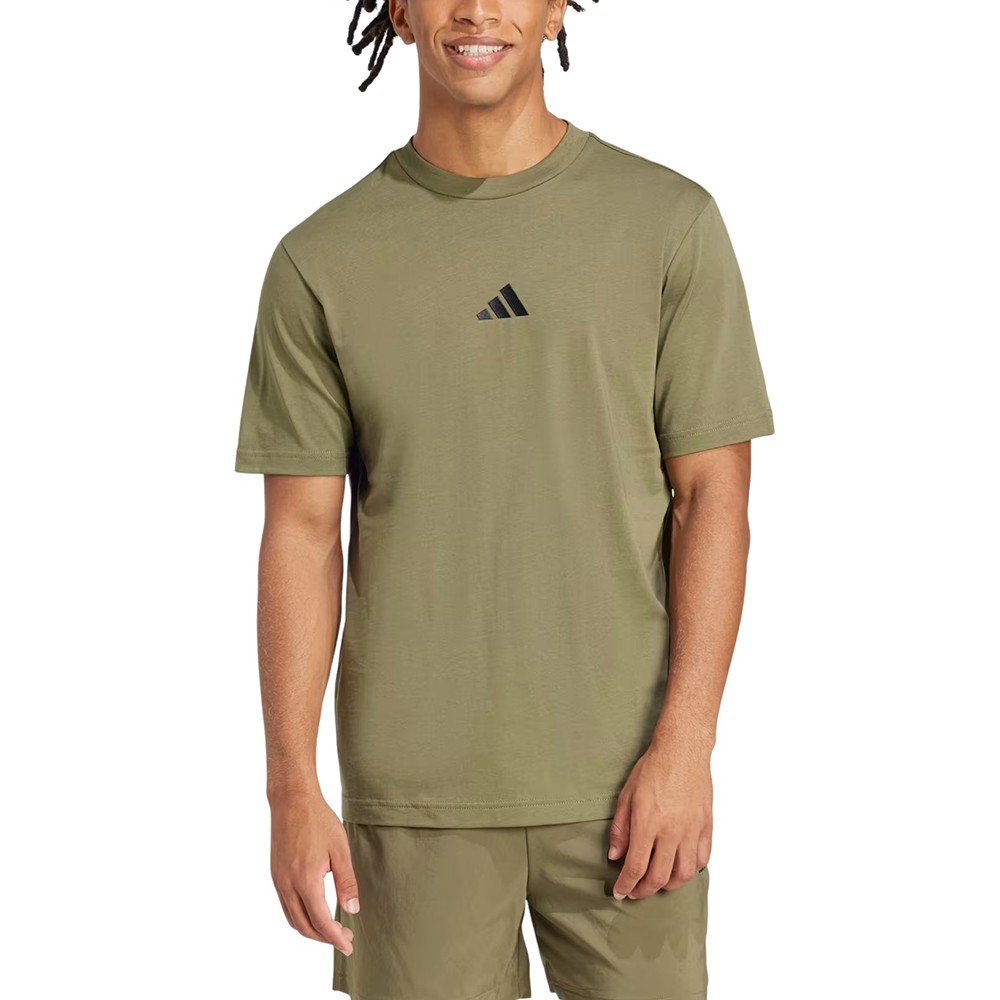 Футболка мужская Adidas M SL SJ T оливковая JF1097