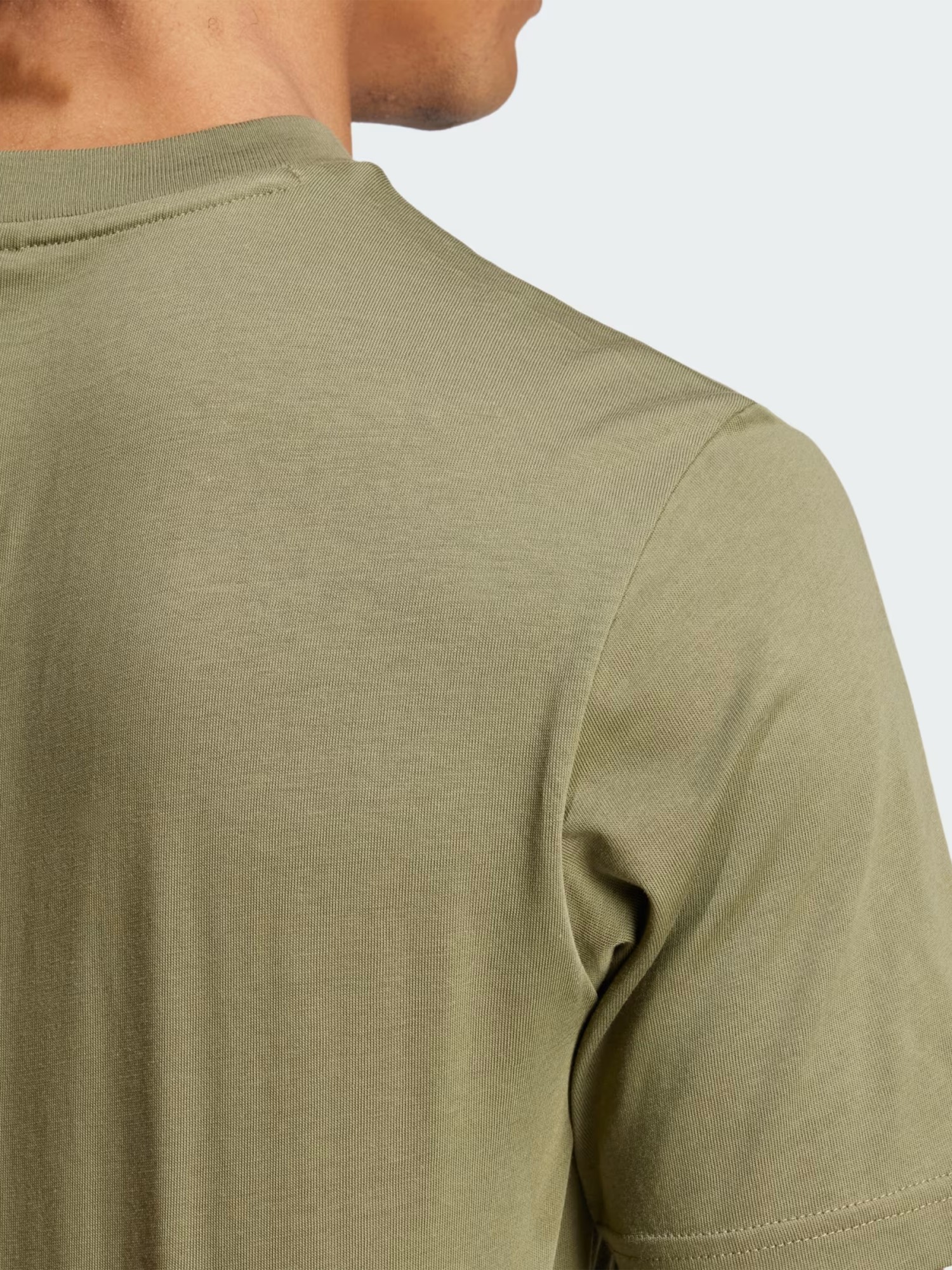 Футболка мужская Adidas M SL SJ T оливковая JF1097 изображение 6
