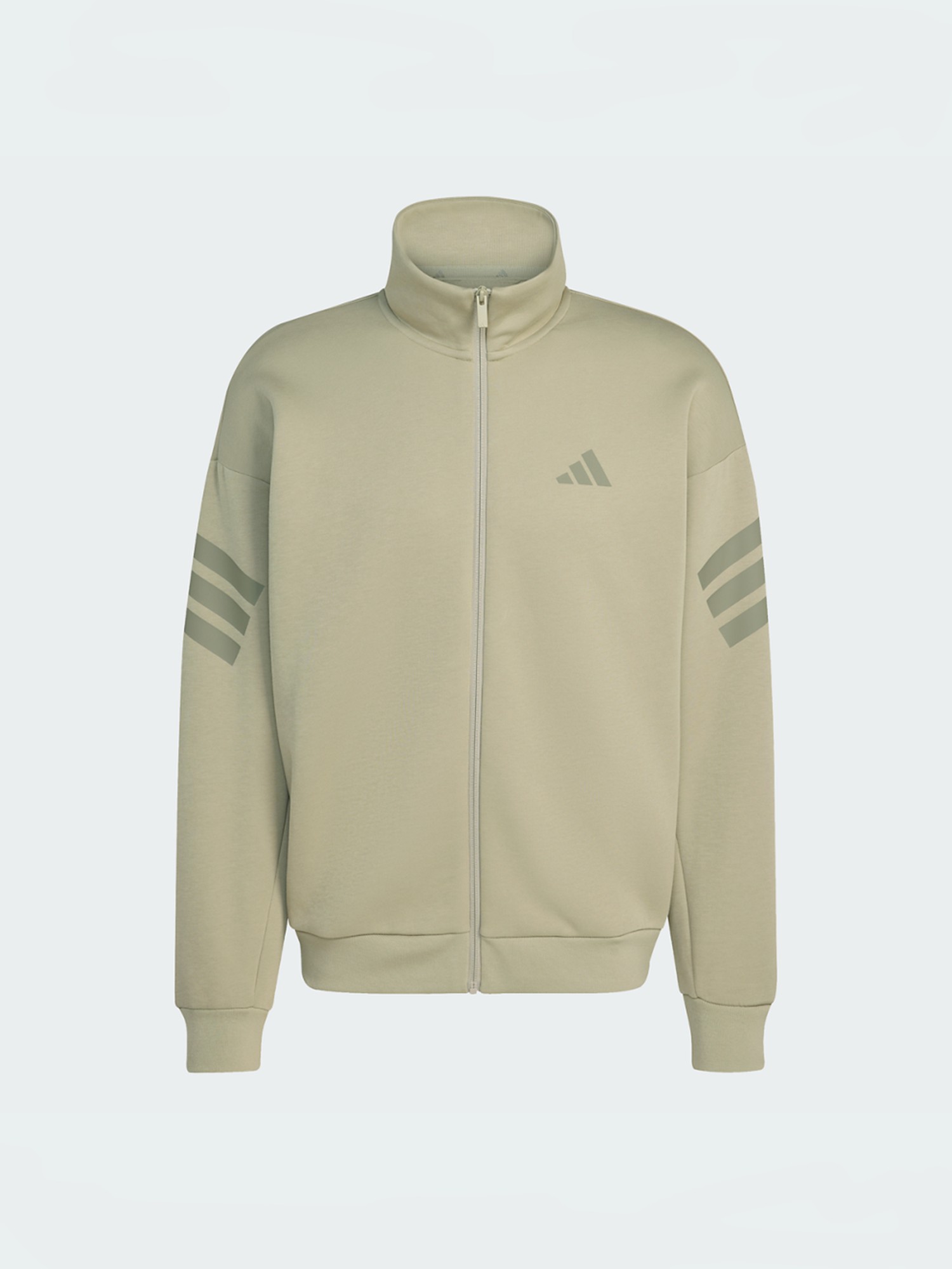 Толстовка мужская Adidas M FI 3S TT хаки KD5236 изображение 2