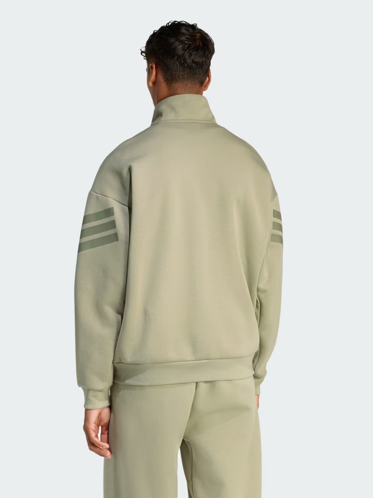Толстовка мужская Adidas M FI 3S TT оливковая KD5236 изображение 4