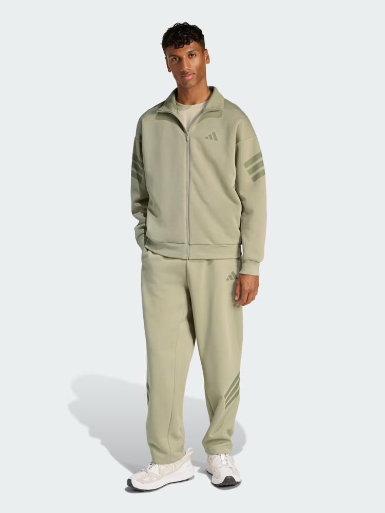Толстовка мужская Adidas M FI 3S TT оливковая KD5236 изображение 5