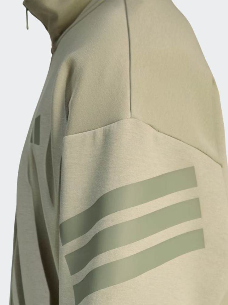Толстовка мужская Adidas M FI 3S TT оливковая KD5236 изображение 7