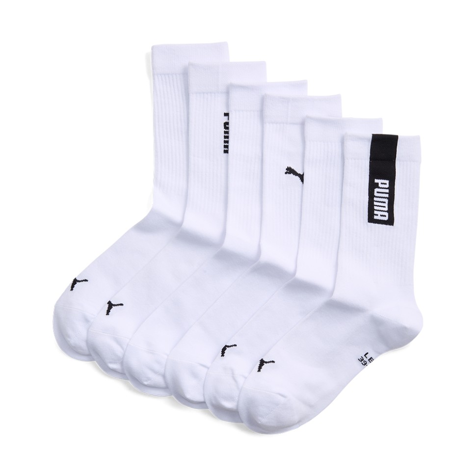 Шкарпетки Puma UNISEX LOGO CREW SOCK 3P білі 94756302 — Sport City Шкарпетки Puma UNISEX LOGO CREW SOCK 3P білі 94756302