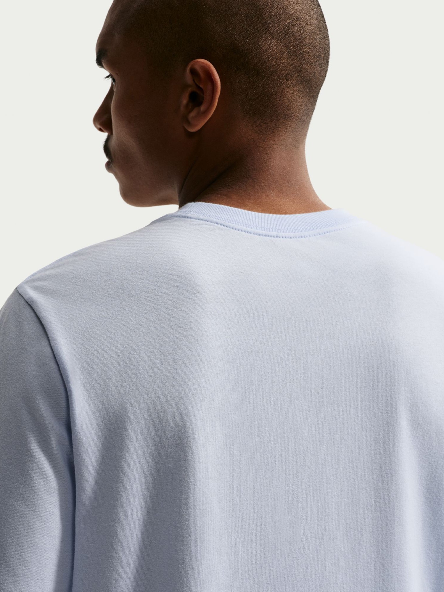 Футболка мужская Nike M NSW TEE ICON SWOOSH голубая DC5094-408 изображение 5