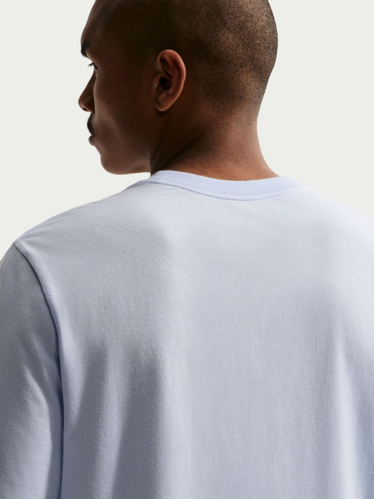 Футболка мужская Nike M NSW TEE ICON SWOOSH голубая DC5094-408 изображение 5